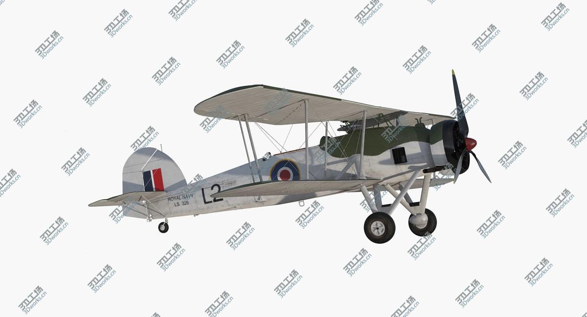 images/goods_img/202105071/Biplane Torpedo Bomber Fairey Swordfish Rigged 3D model/3.jpg